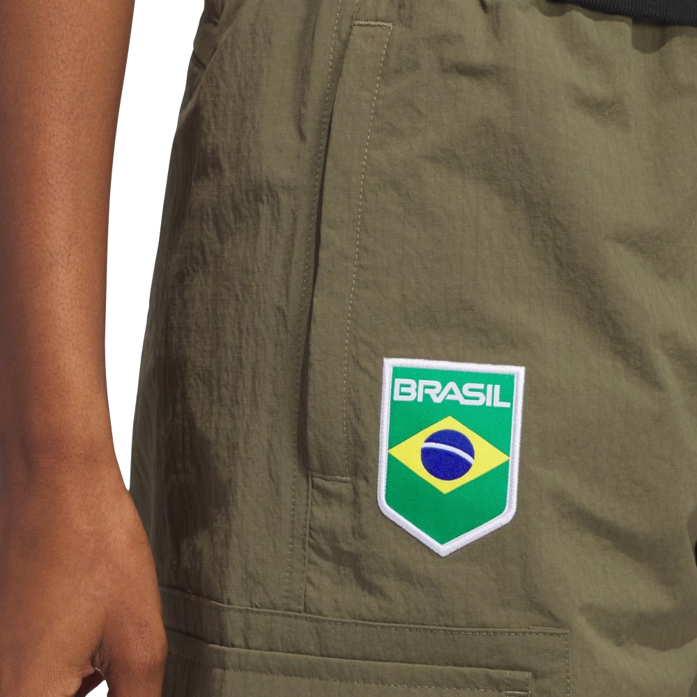 Calça Cargo Adidas Brasil Skateboarding Verde Oliva