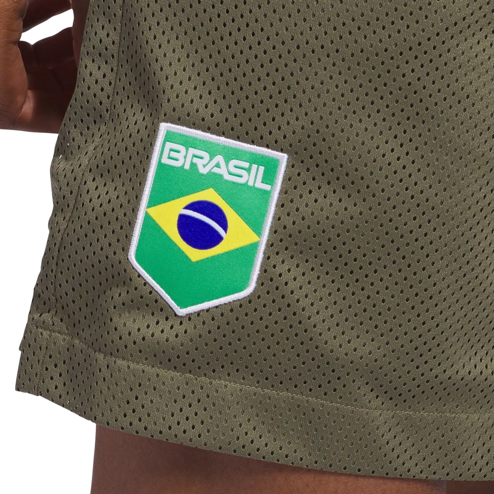 Shorts Adidas  Brasil Skateboarding Verde Oliva