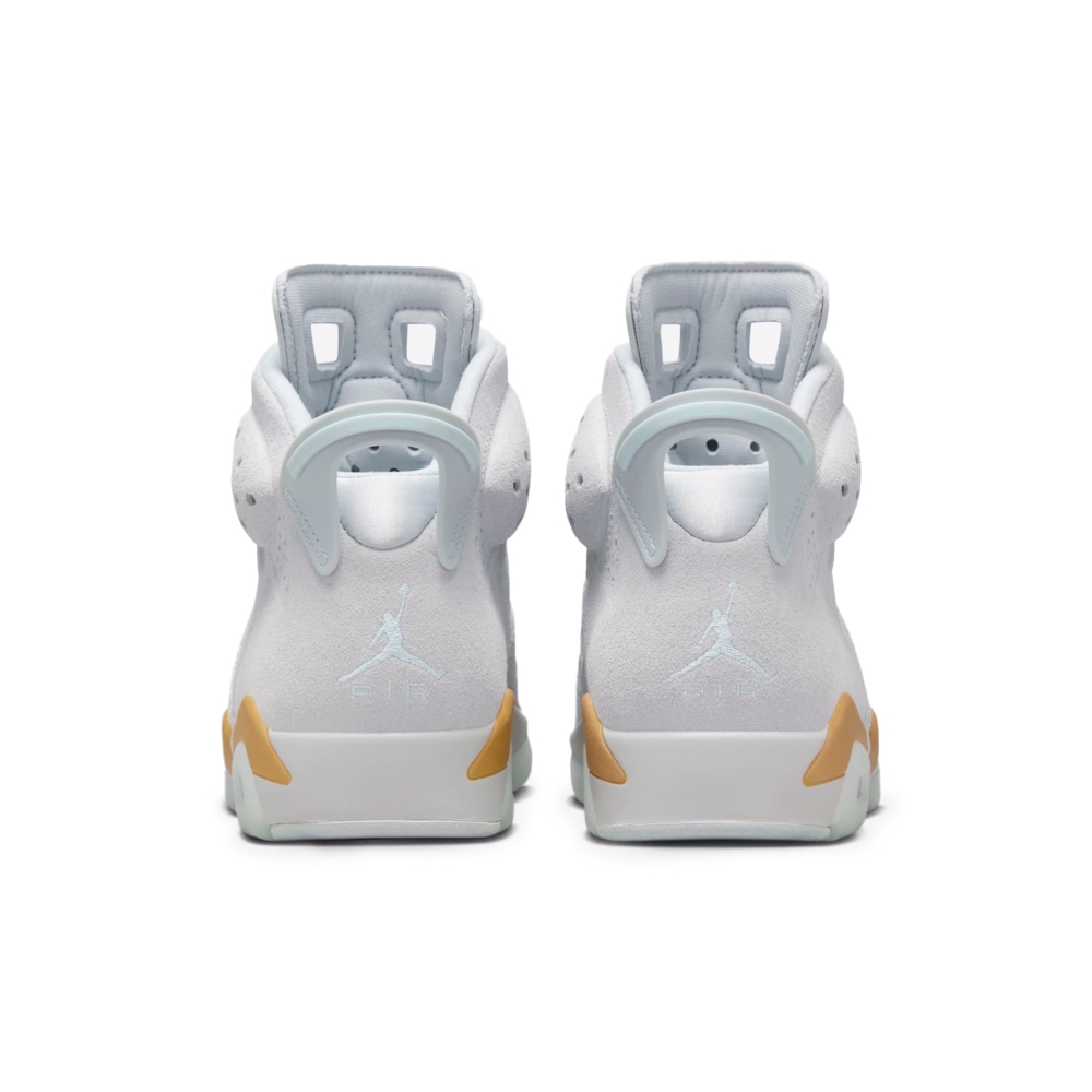 Tênis Nike Air Jordan 6 Retro Branco/amarelo