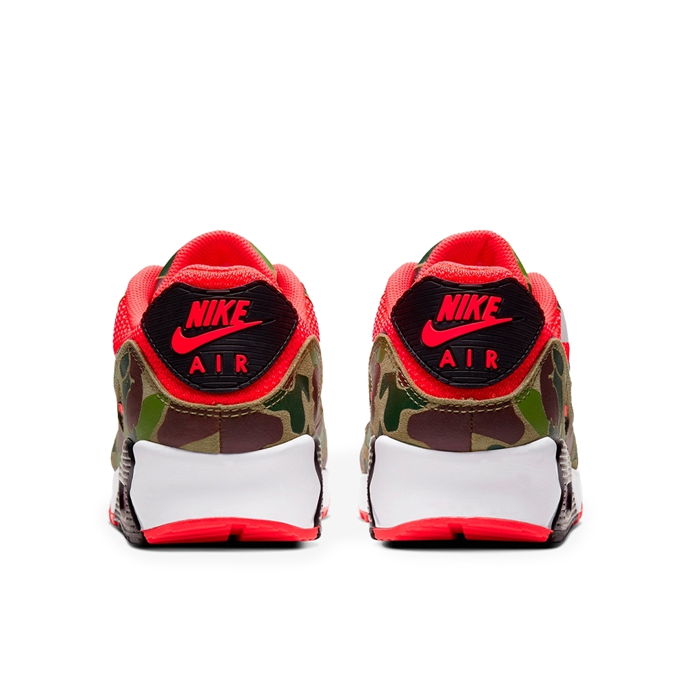 Tenis Nike Air Max 90 "dark Sage And Solar Red" Camuflado