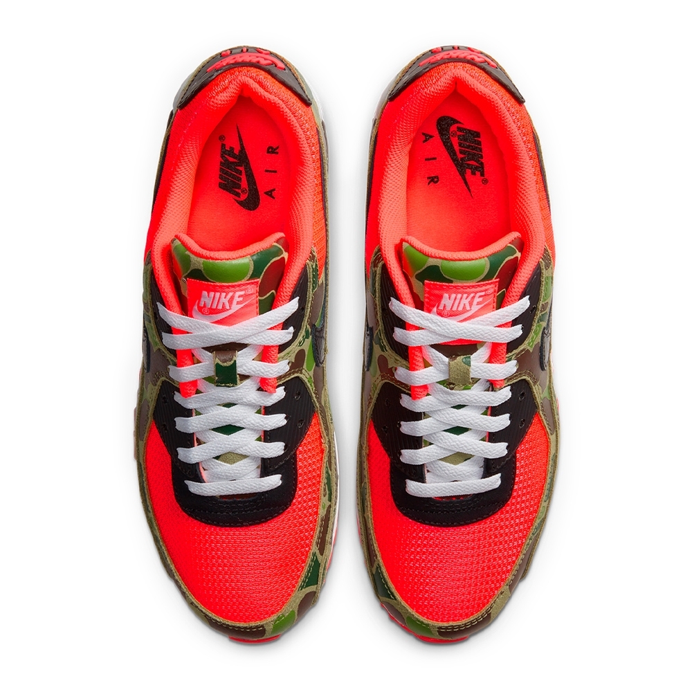 Tenis Nike Air Max 90 "dark Sage And Solar Red" Camuflado