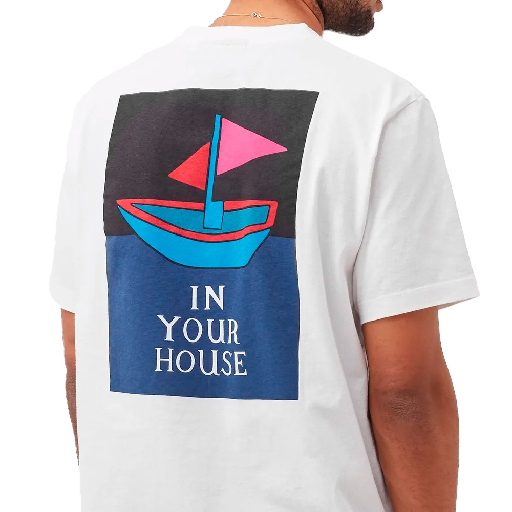 Camiseta Parra Paper Boat House Branco