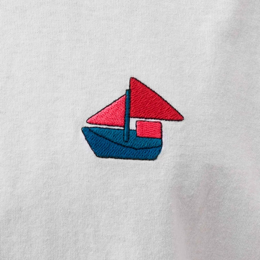 Camiseta Parra Paper Boat House Branco