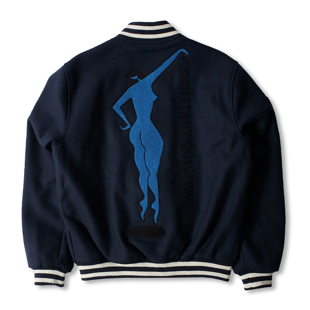 Jaqueta Parra Run Sit & Bike Varsity Azul Marinho
