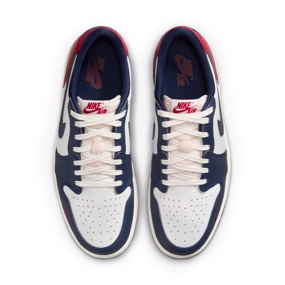 Tenis Nike Air Jordan 1 Low Og Branco/azul
