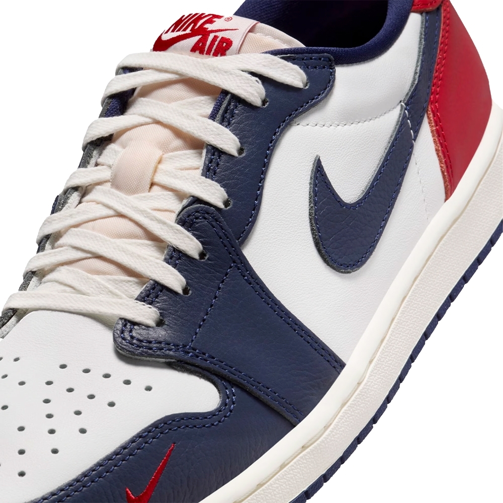 Tenis Nike Air Jordan 1 Low Og Branco/azul
