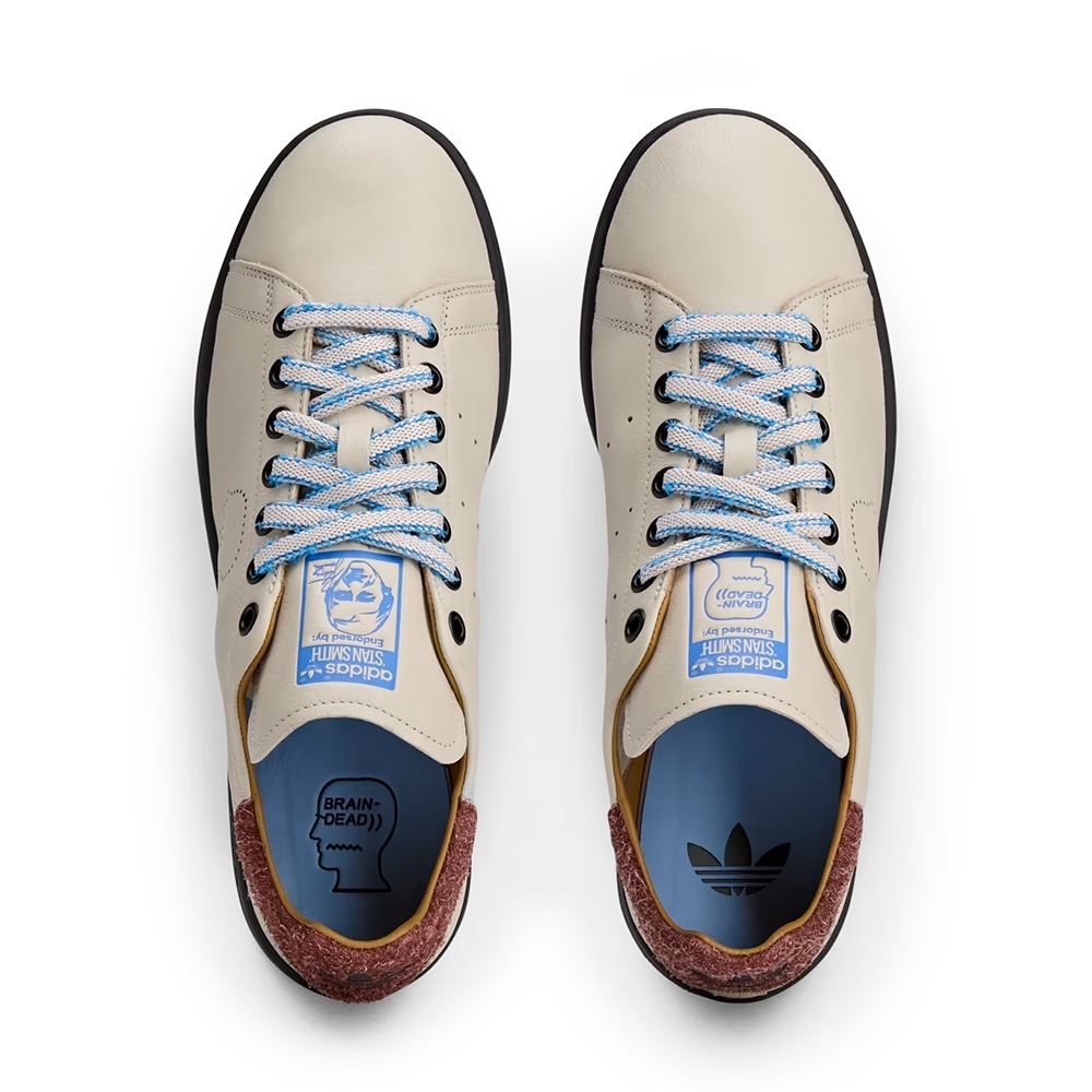 Tenis Adidas Stan Smith Brain Dead Bege