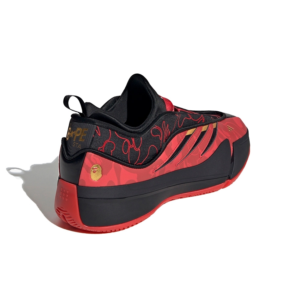 Tenis Adidas Bape Dame 9 Preto/vermelho