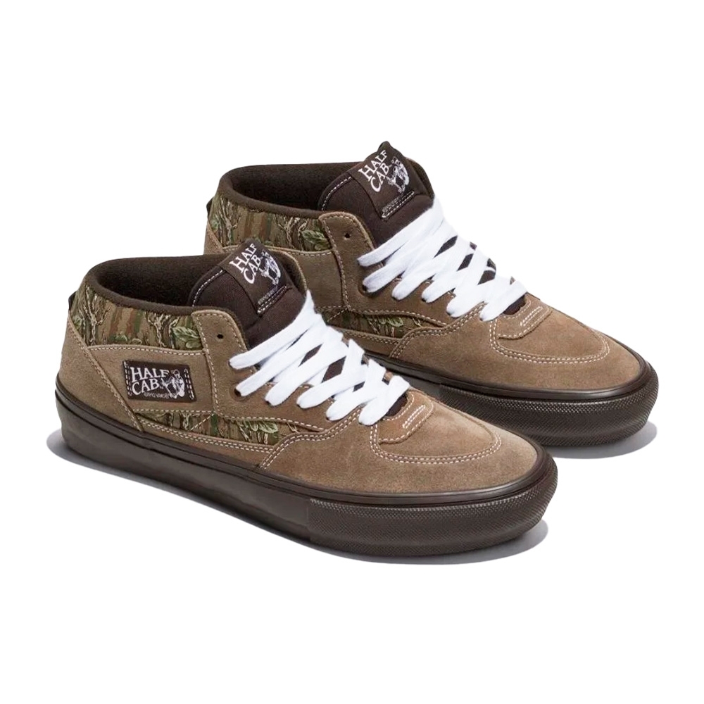 Tenis Vans Skate Half Cab X Pedro Delfino Marrom