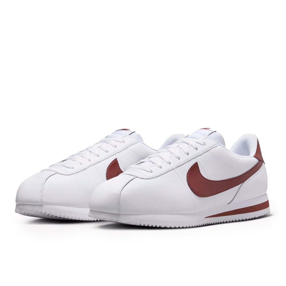 Tenis Nike Cortez Leather Branco/vinho