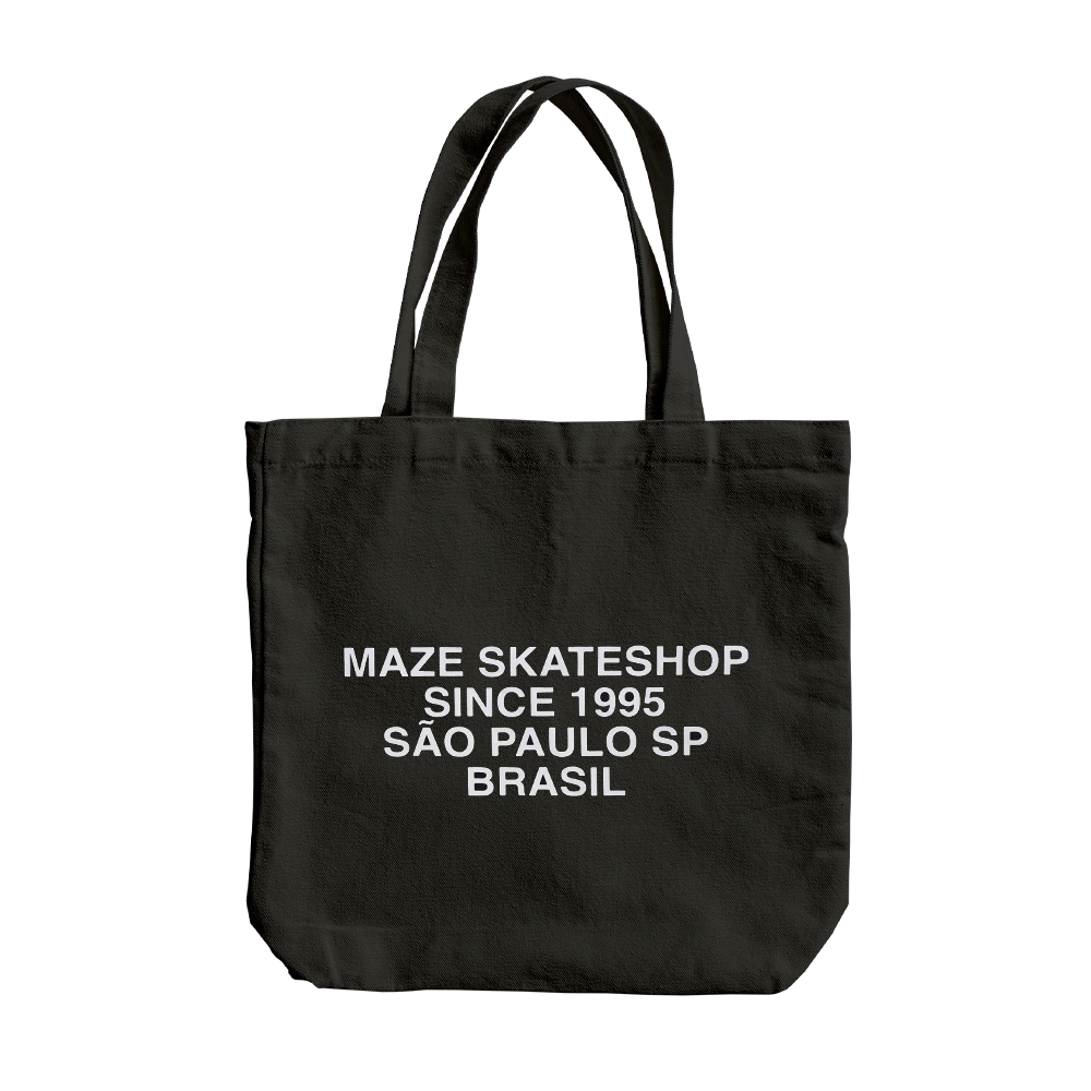 Ecobag Maze Music Angels Preto