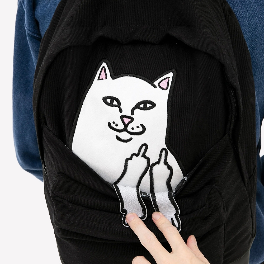 Mochila Ripndip Lord Nermal Corduroy Preto