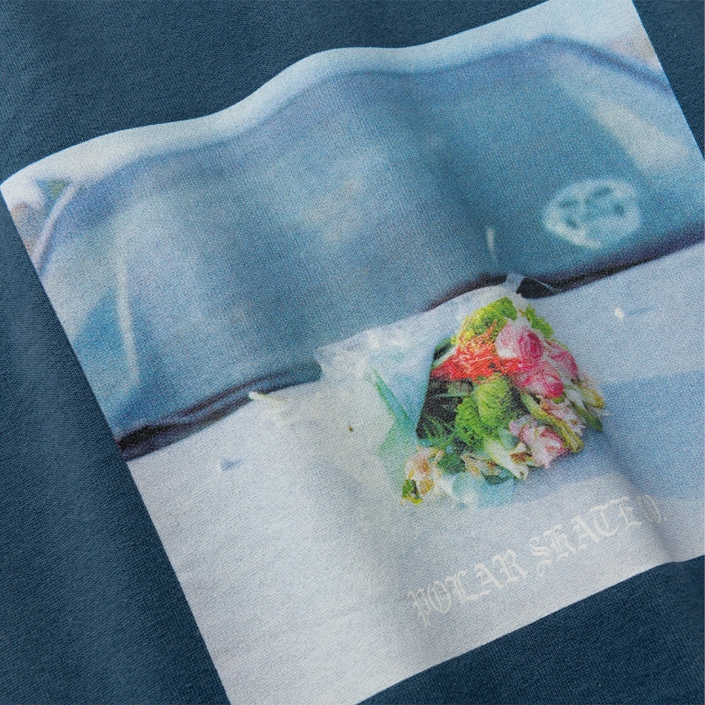 Camiseta Polar Dead Flowers Azul