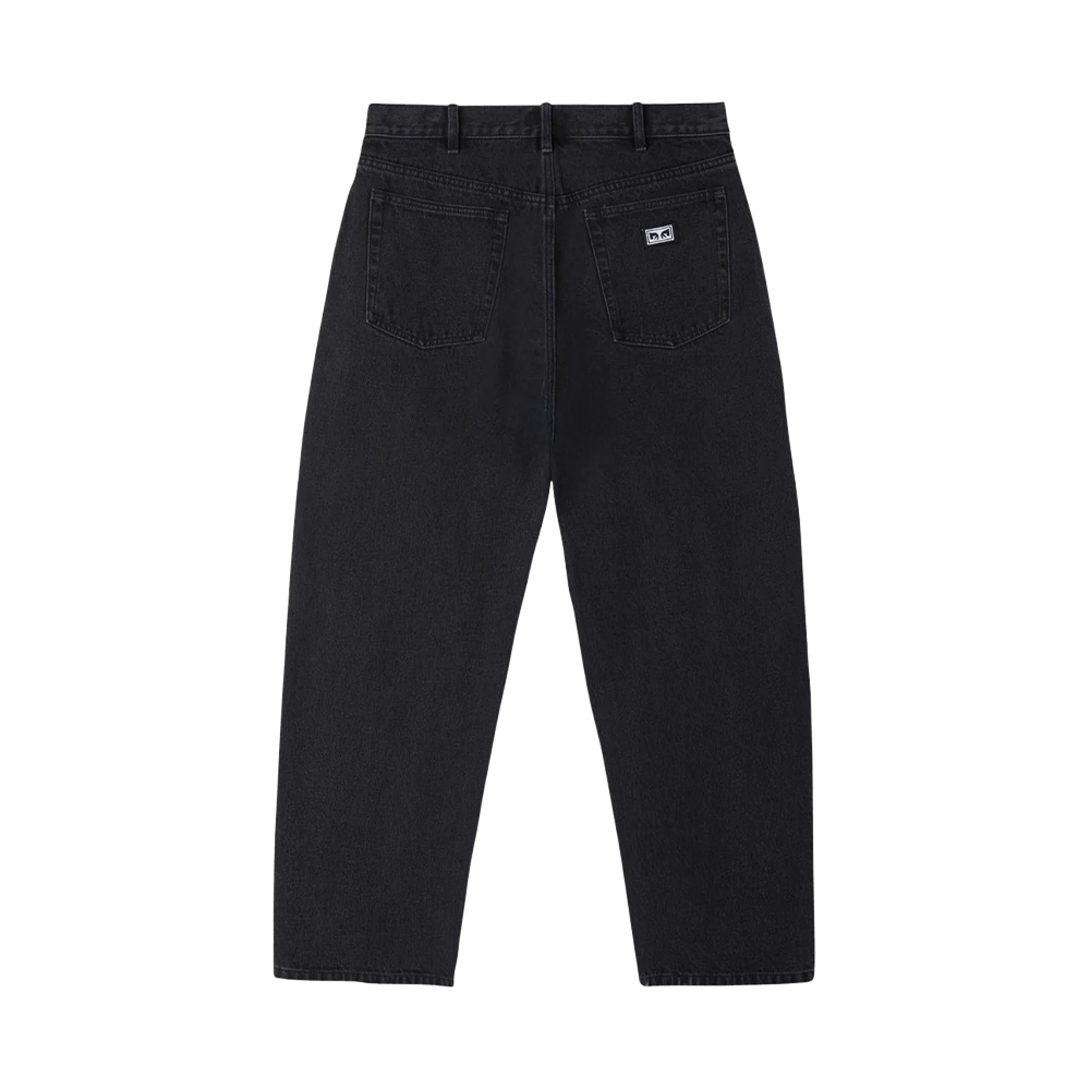Calça Obey Bigwig Baggy Denim Preto