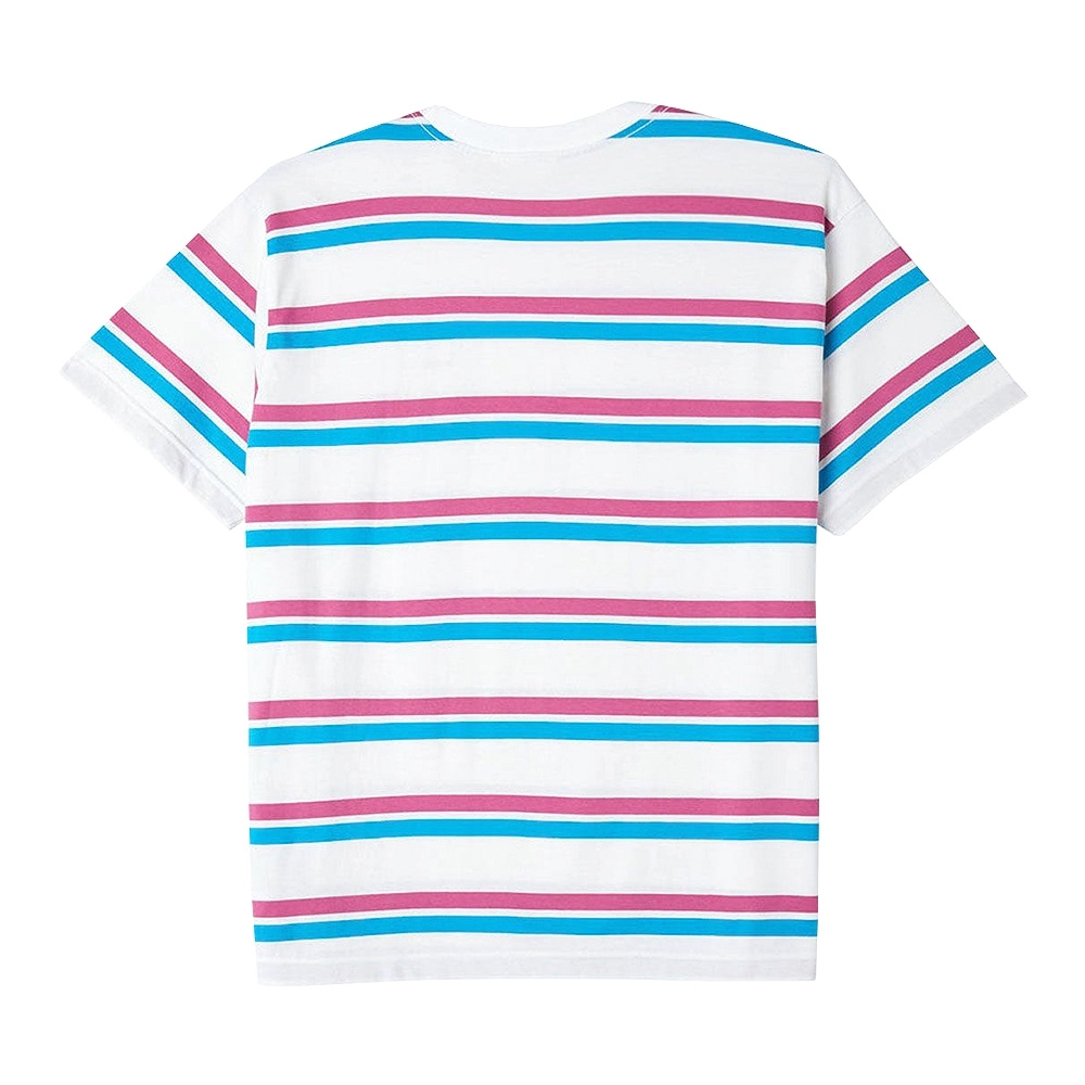 Camiseta Obey Distance Stripe Listrada