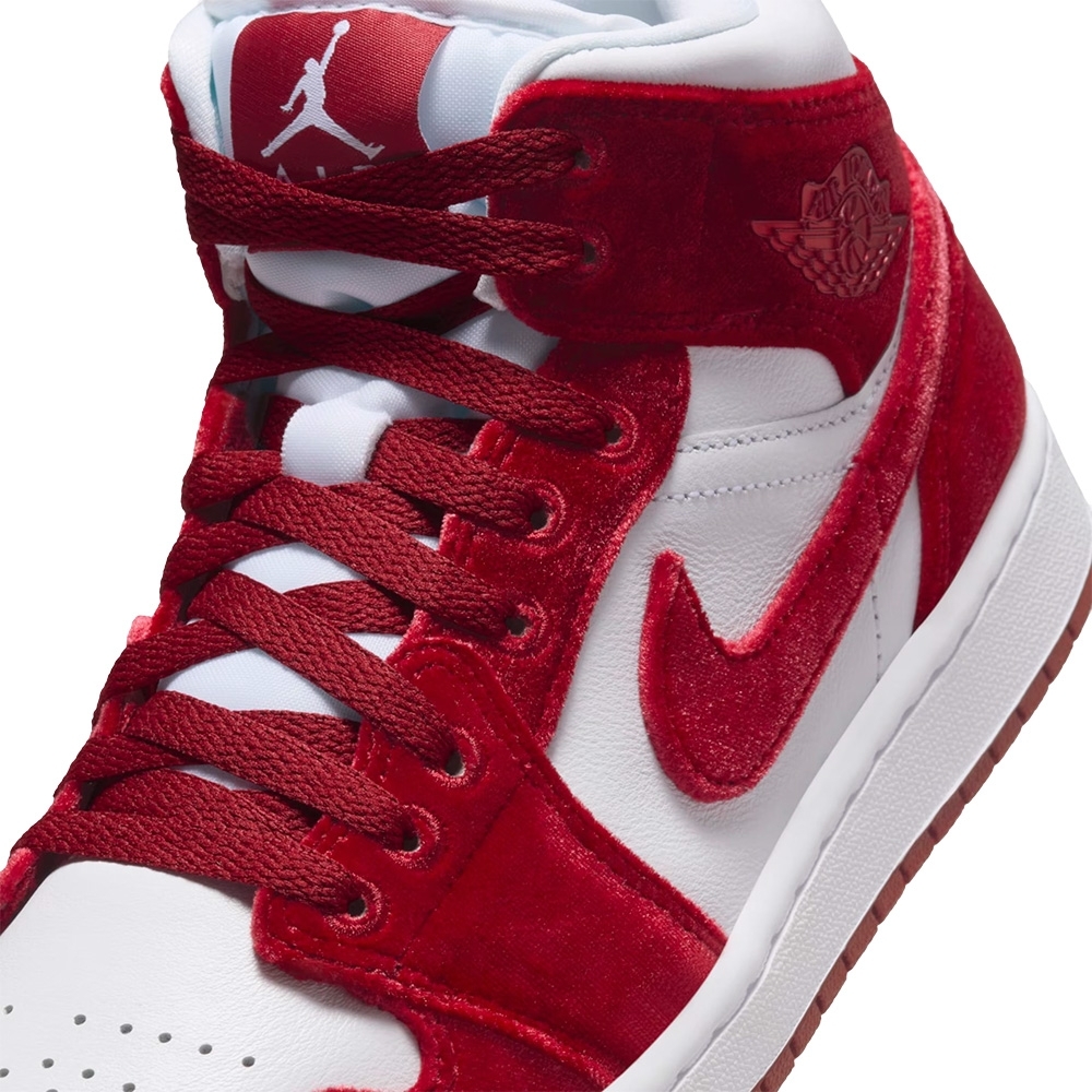 Tenis Nike Air Jordan 1 Mid Se Branco/vermelho