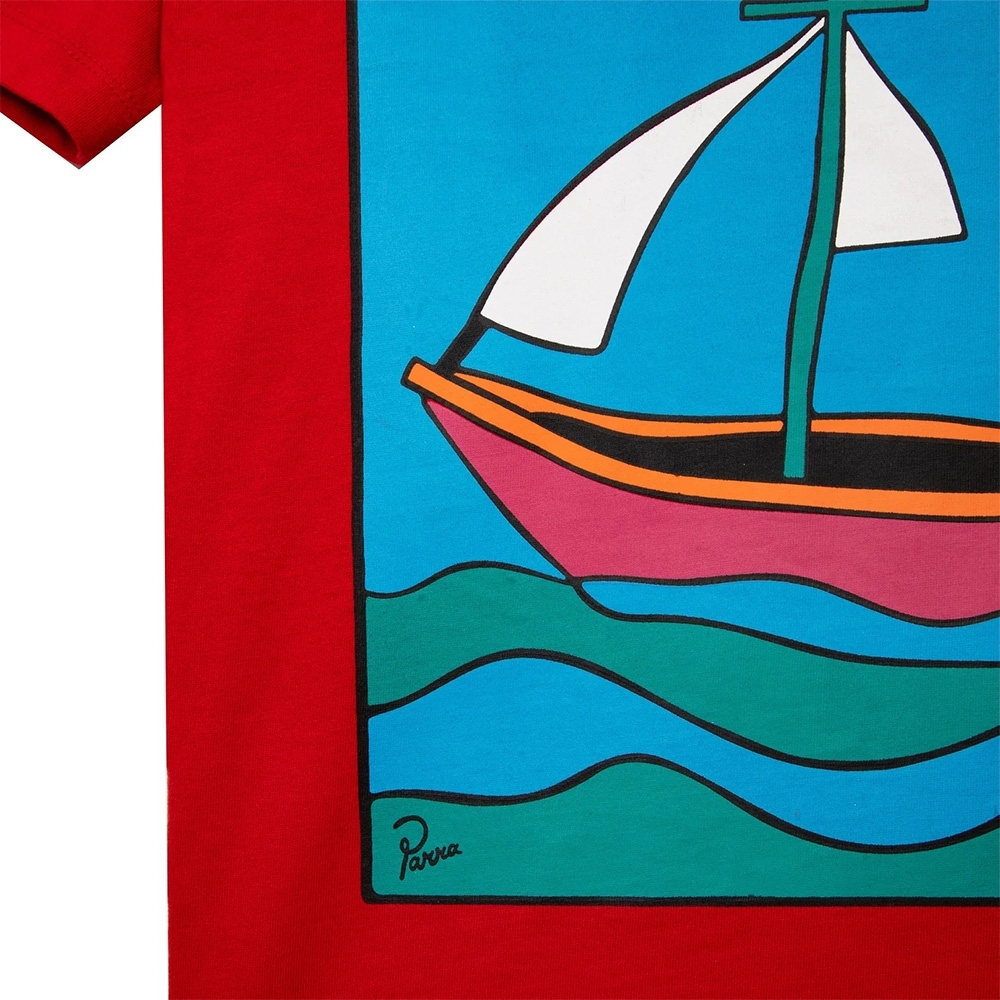 Camiseta Tired Ship Has Sailed Vermelho