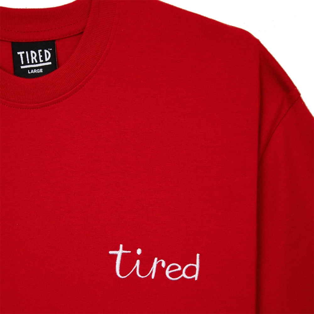 Camiseta Tired Ship Has Sailed Vermelho
