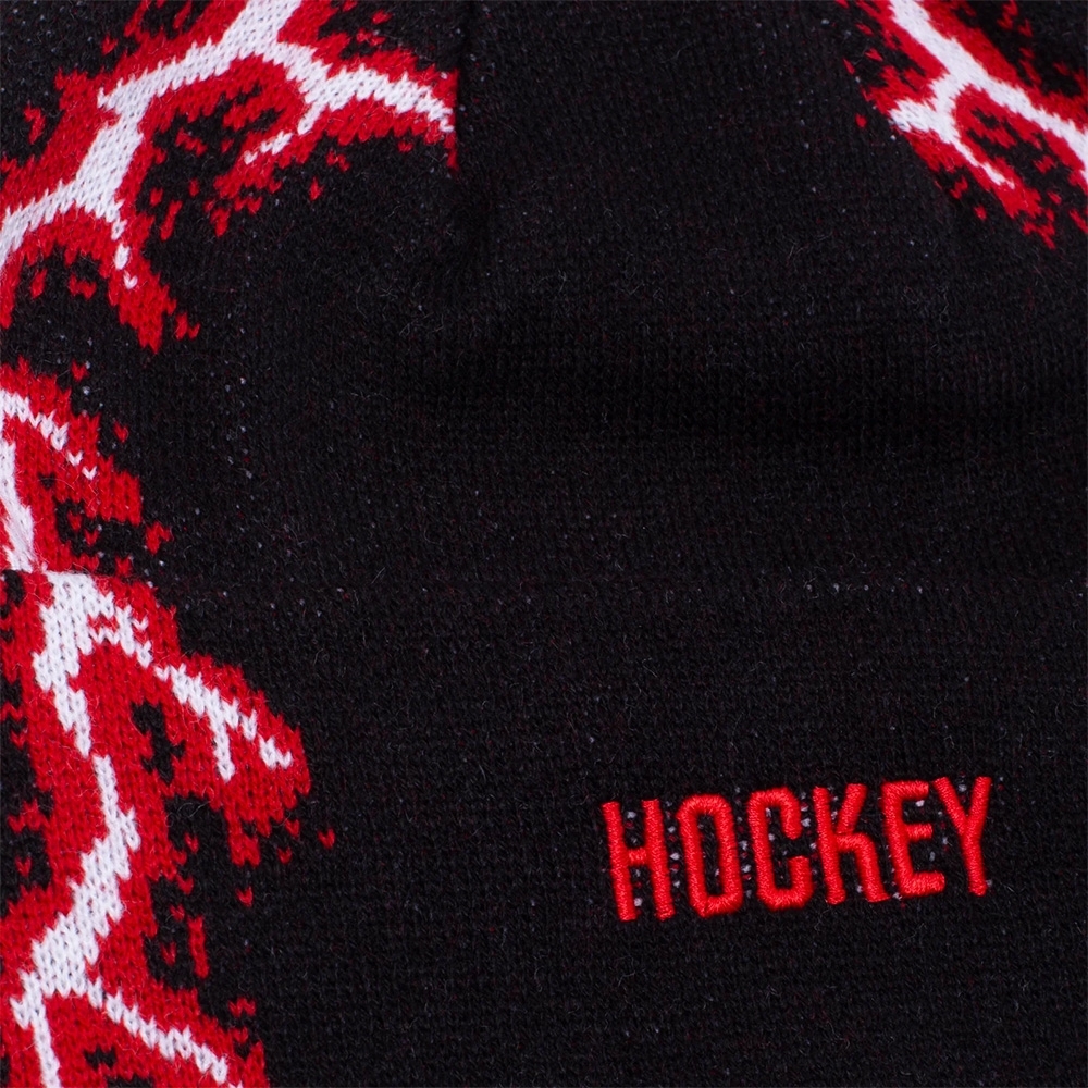 Gorro Hockey Lightning Preto/vermelho