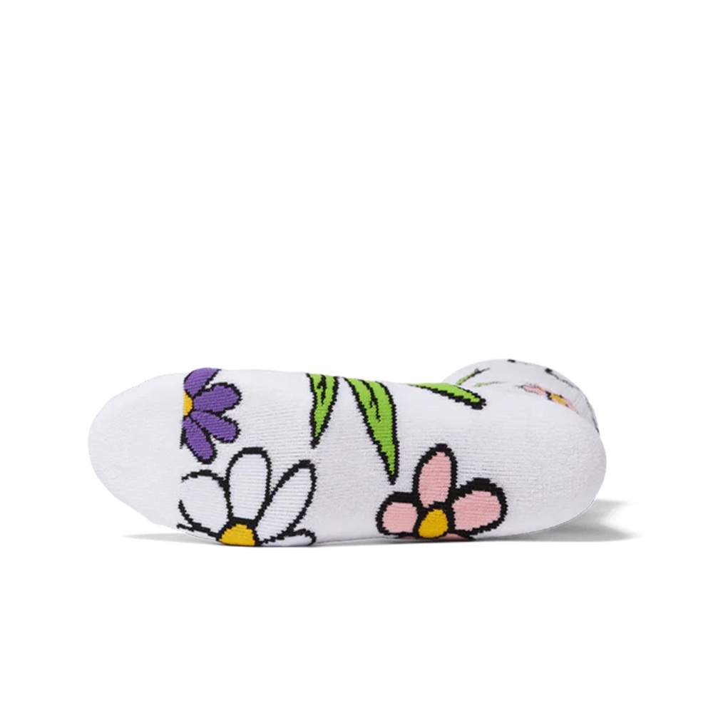 Meia Huf Green Buddy Blossom Sock Branco