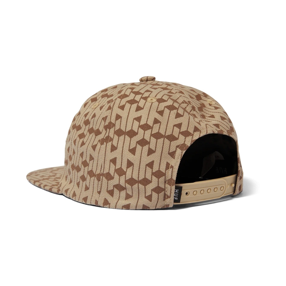 Boné Huf Paradox Classic 5 Panel Hat Marrom