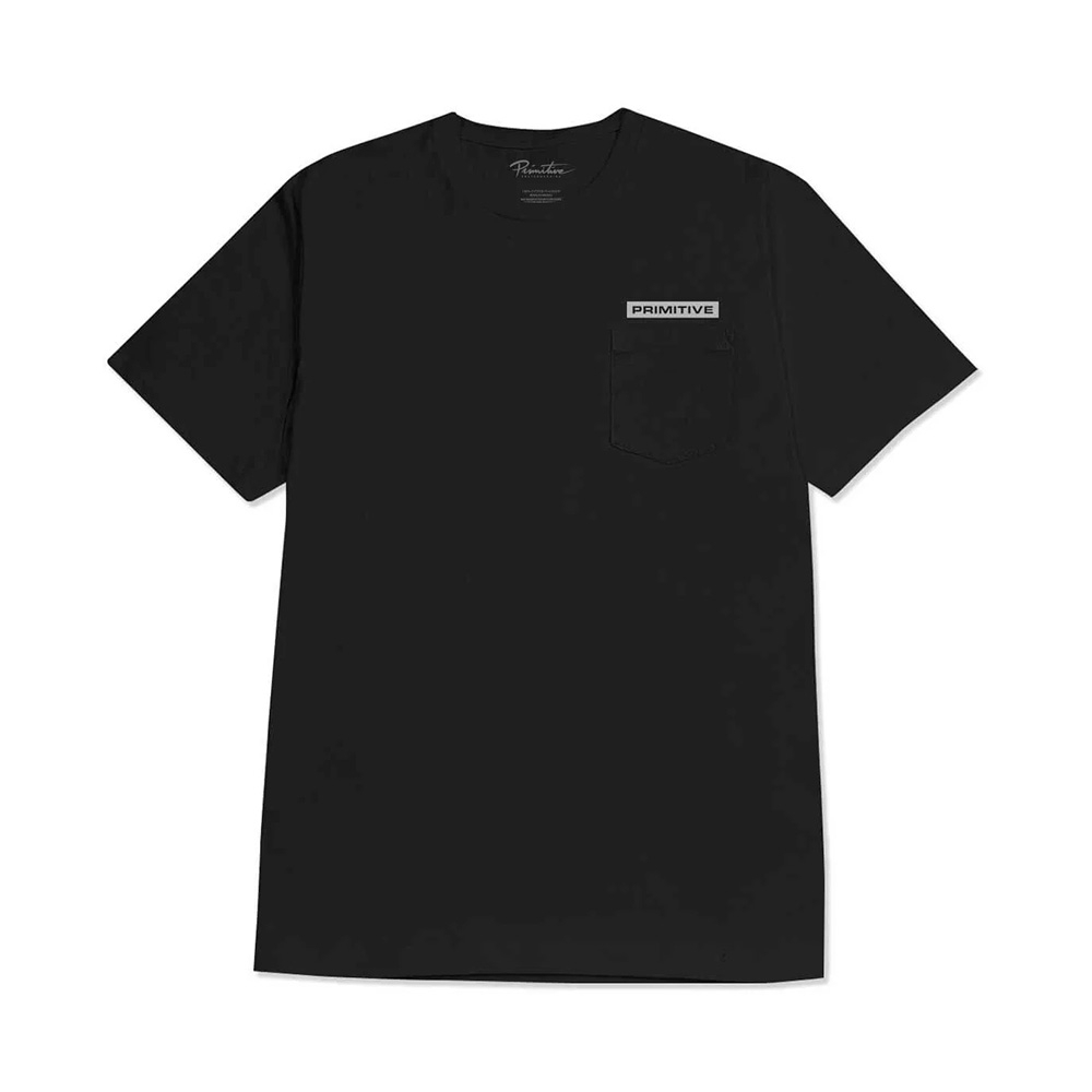 Camiseta Primitive Cosmopolitan Pocket Preto