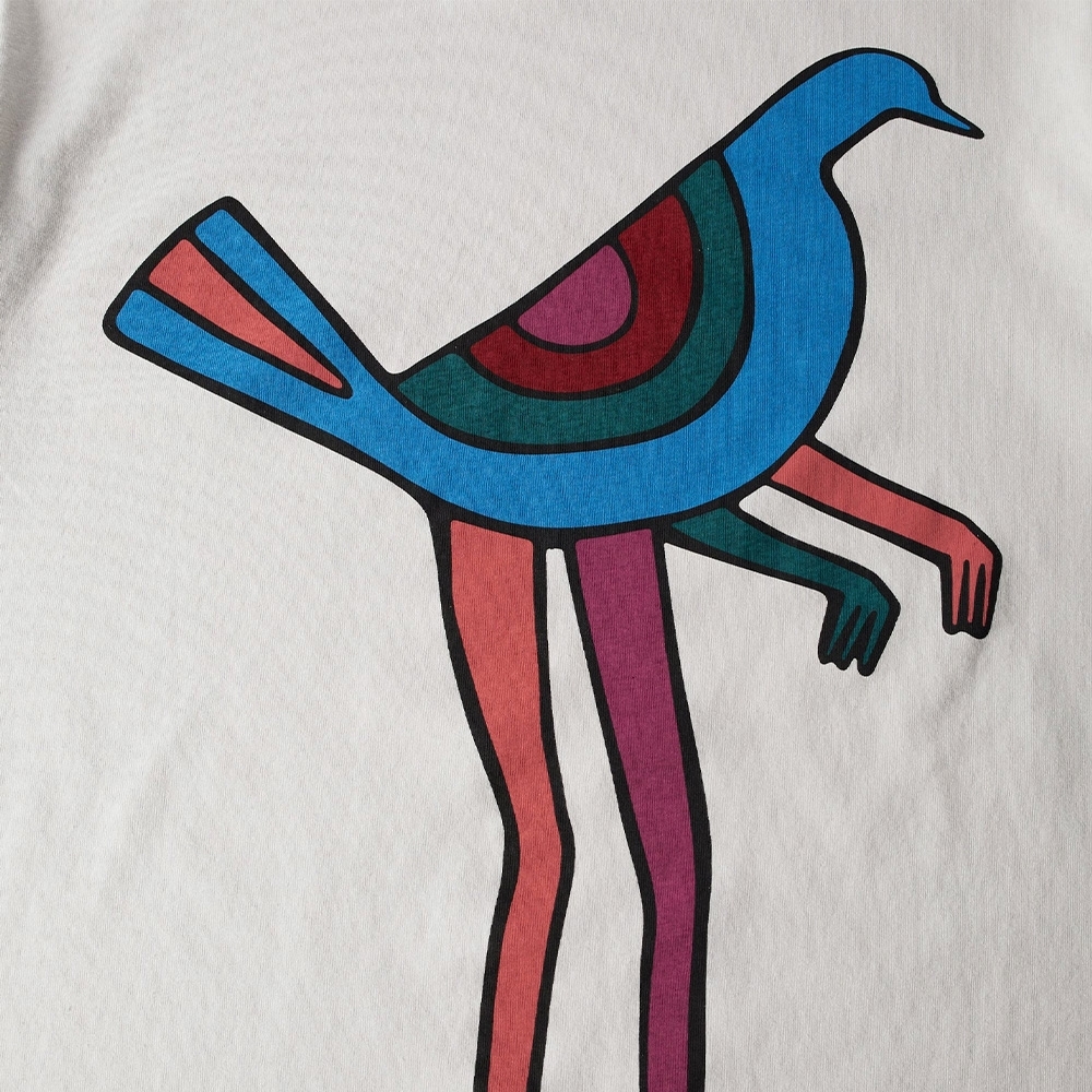 Camiseta Parra Pigeon Legs Bege