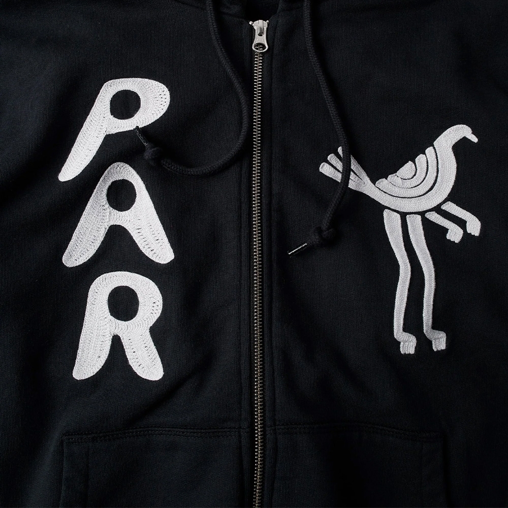 Moletom Parra Zipped Pigeon Zip Preto