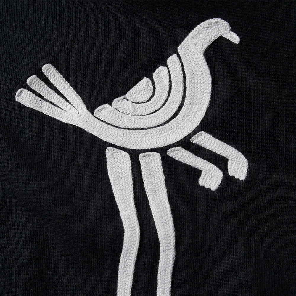 Moletom Parra Zipped Pigeon Zip Preto