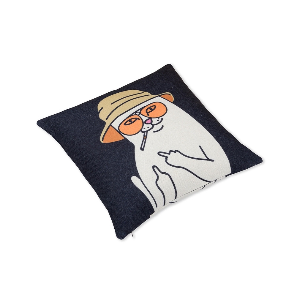 Almofada Ripndip Nermal S Thomson Jacquard Pillow Azul Marinho