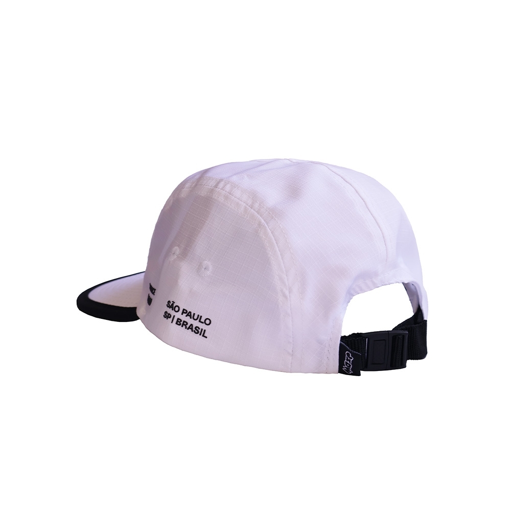 Boné Maze Five Panel Rip Stop Branco