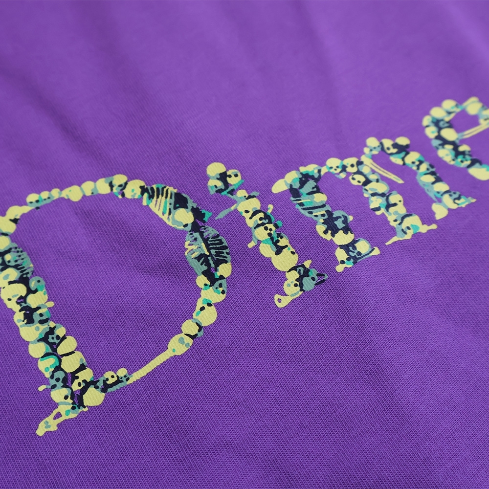 Camiseta Dime Classic Skull Violeta