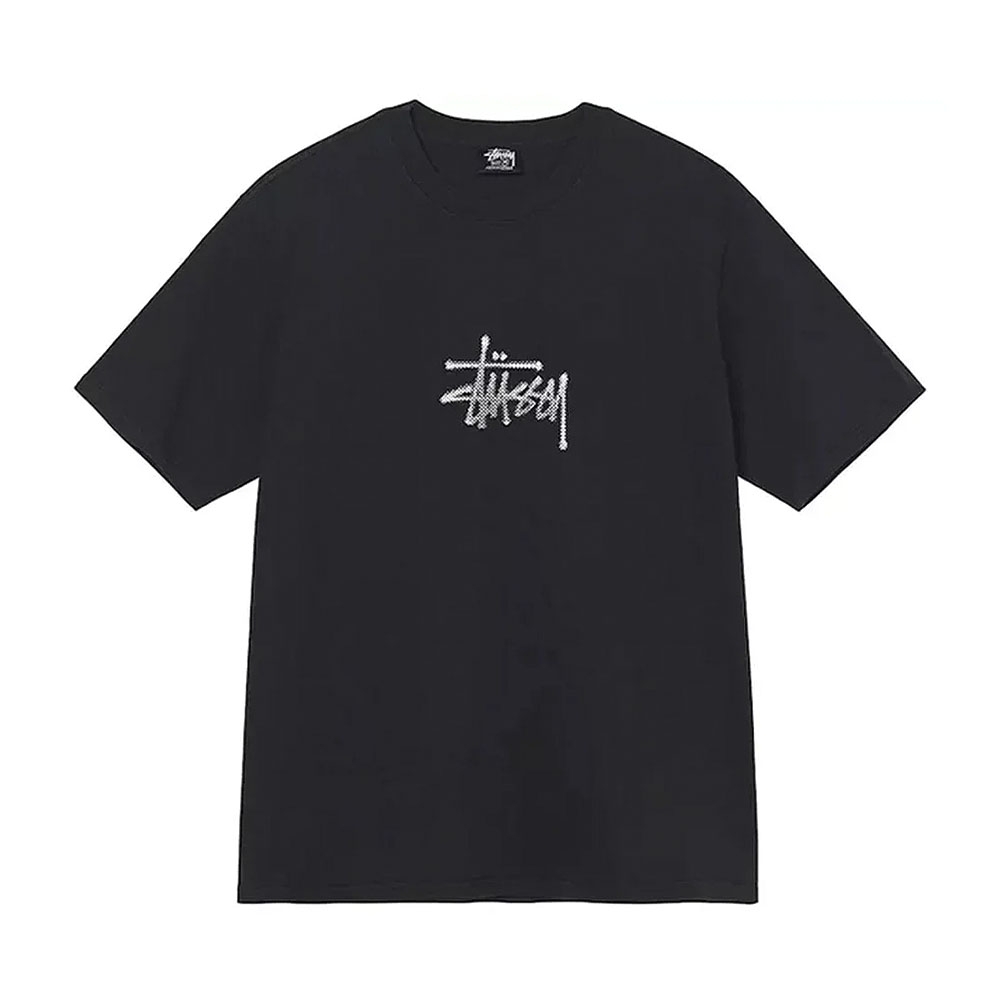 Camiseta Stussy Surf Tomb Pig Preto