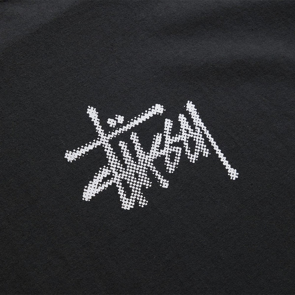 Camiseta Stussy Surf Tomb Pig Preto