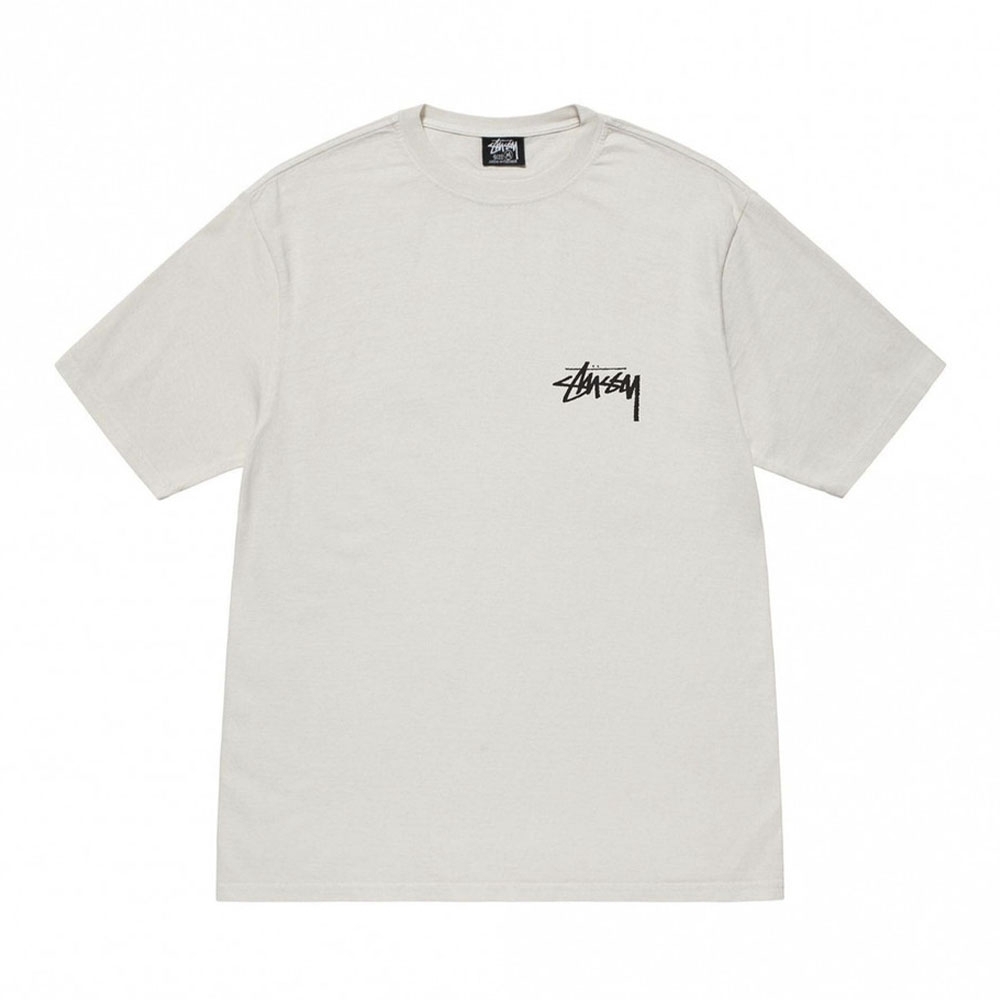 19SO 24/7 EYE KNOW エンノイ　stussy supreme Camiseta Stussy Skate Posse Pig. Dyed Natural