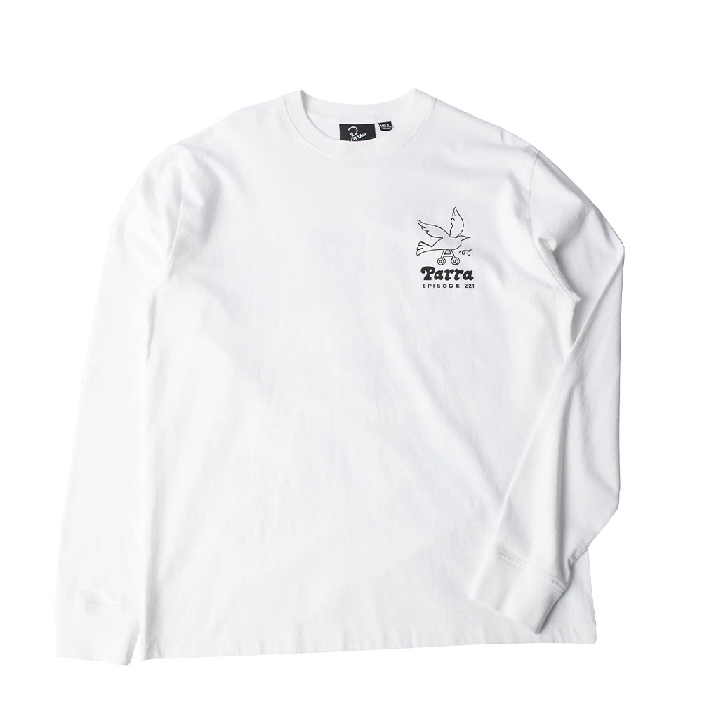 Camiseta Parra Chair Pencil Long Sleeve Branco
