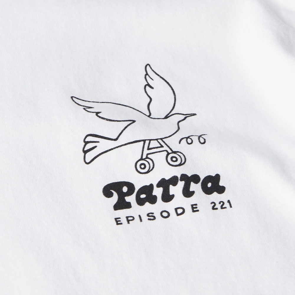 Camiseta Parra Chair Pencil Long Sleeve Branco