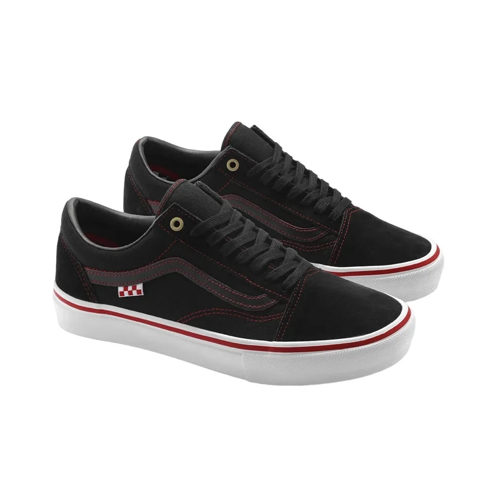 Tênis Vans Skate Old Skool Vi Kakinho Preto/vermelho