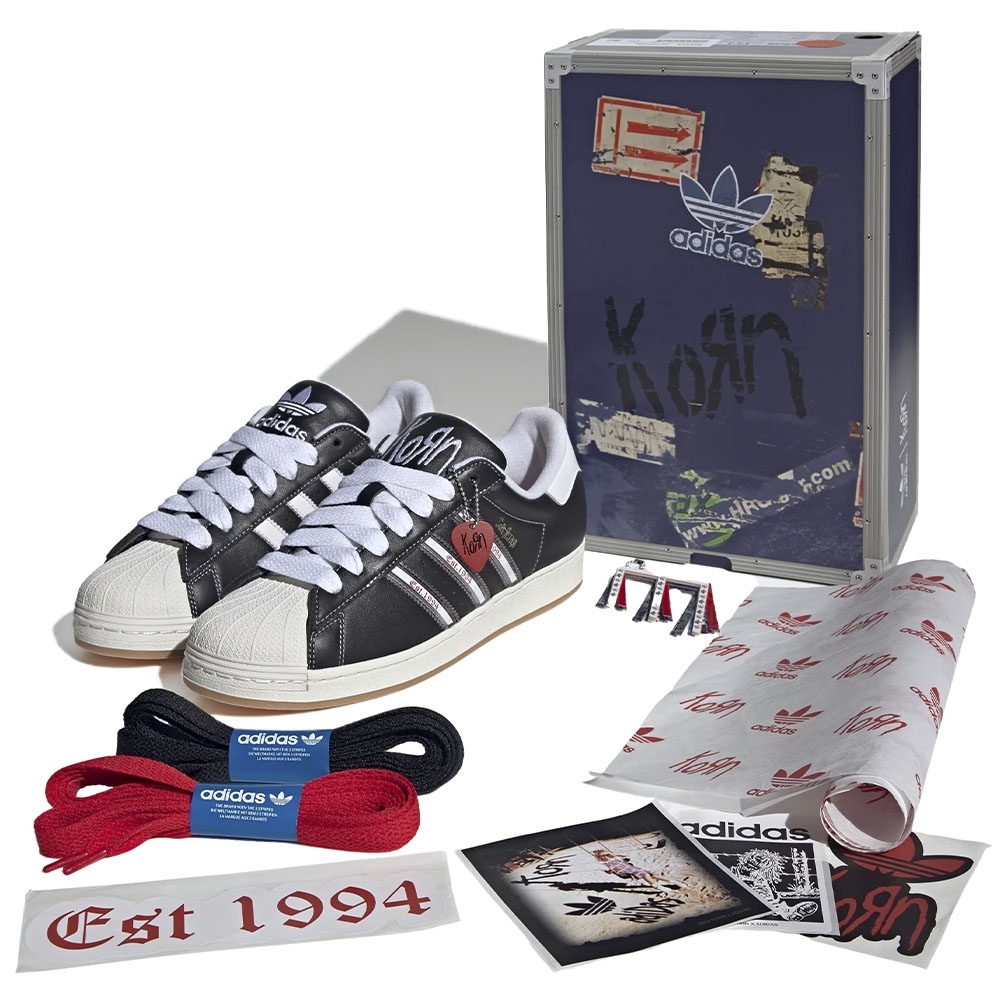 Tênis Adidas Superstar X Korn Preto