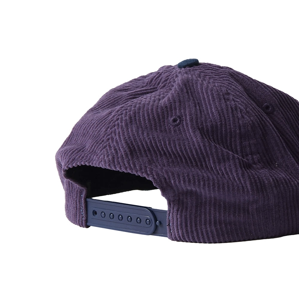 Boné Parra Painters Script Corduroy 6 Panel Vinho