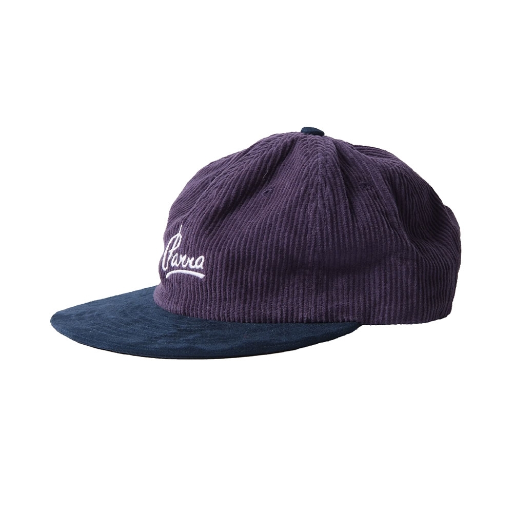 Boné Parra Painters Script Corduroy 6 Panel Vinho