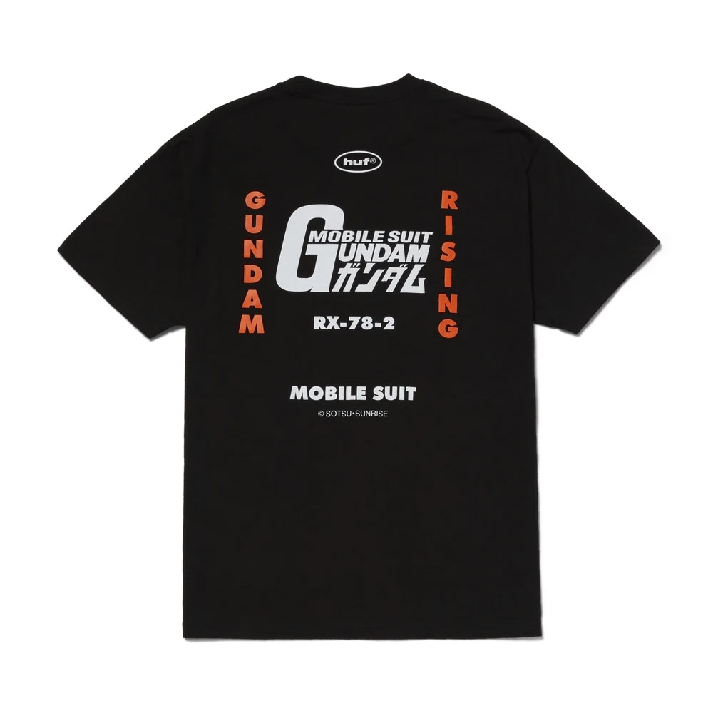 Camiseta Huf Gundam Rising Preto