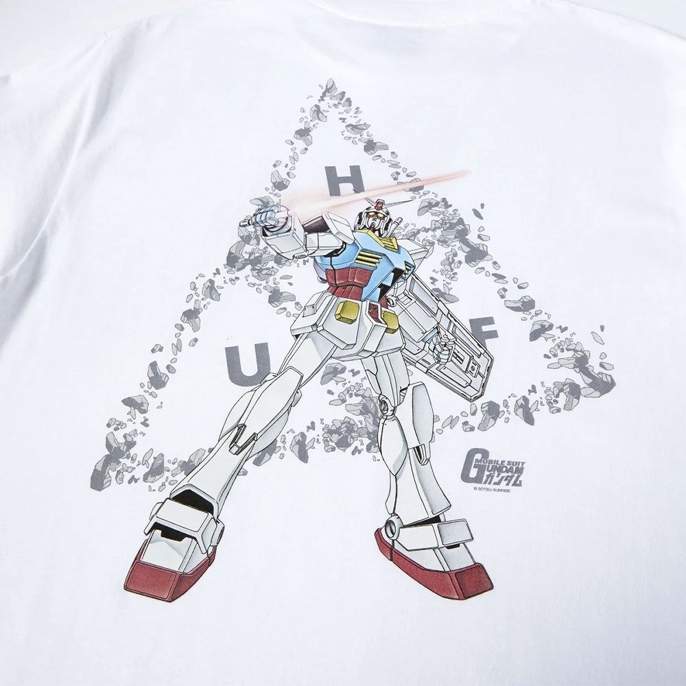 Camiseta Huf Gundam Tt Branco
