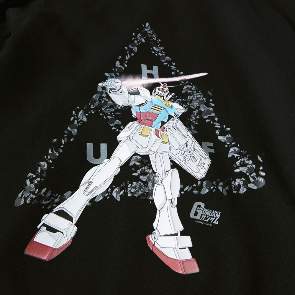 Moletom Huf Gundam Tt Preto