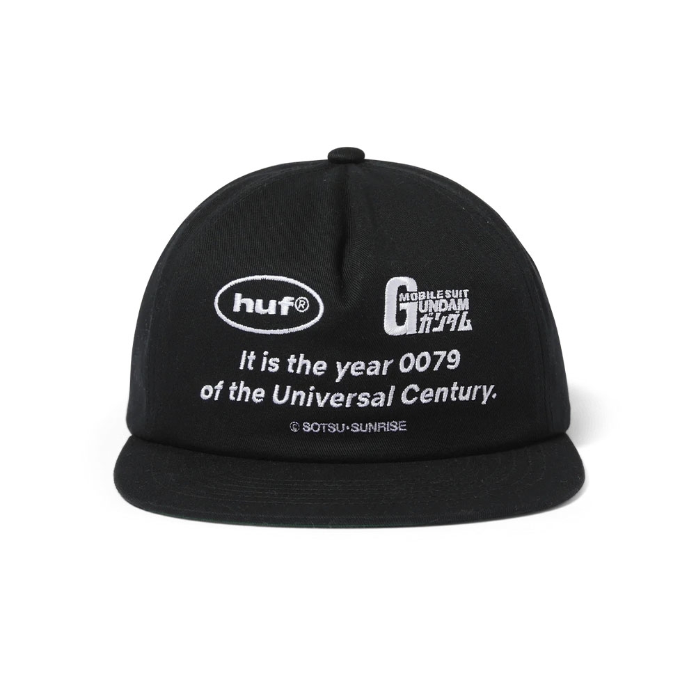 Boné Huf Universal Century Snapback Preto