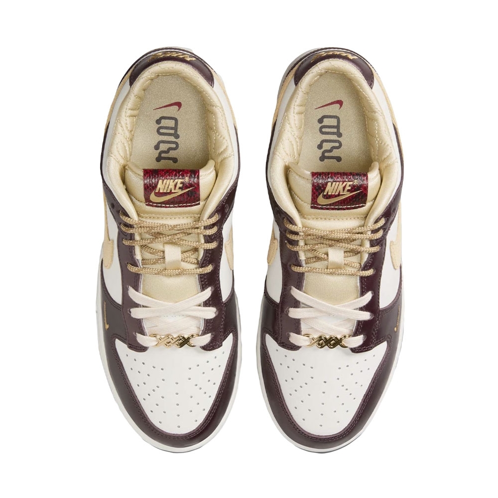 Tenis W Nike Dunk Low Lx Branco/vinho
