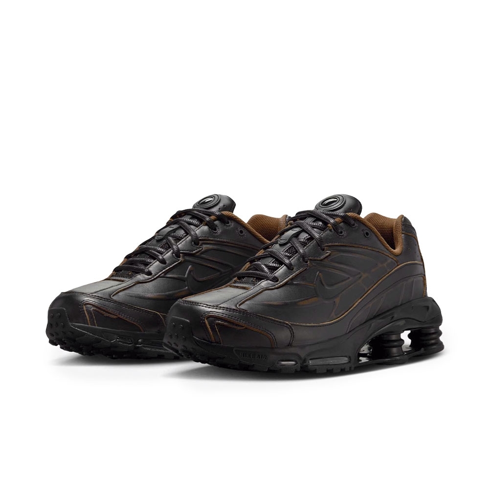 Tenis Nike Shox Ride 2 Premium "black And Light British Tan" Preto/marrom