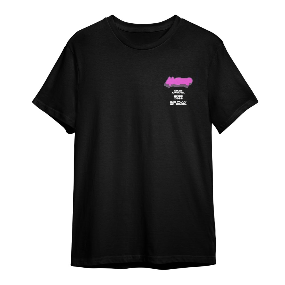 Camiseta Maze Gum Preto