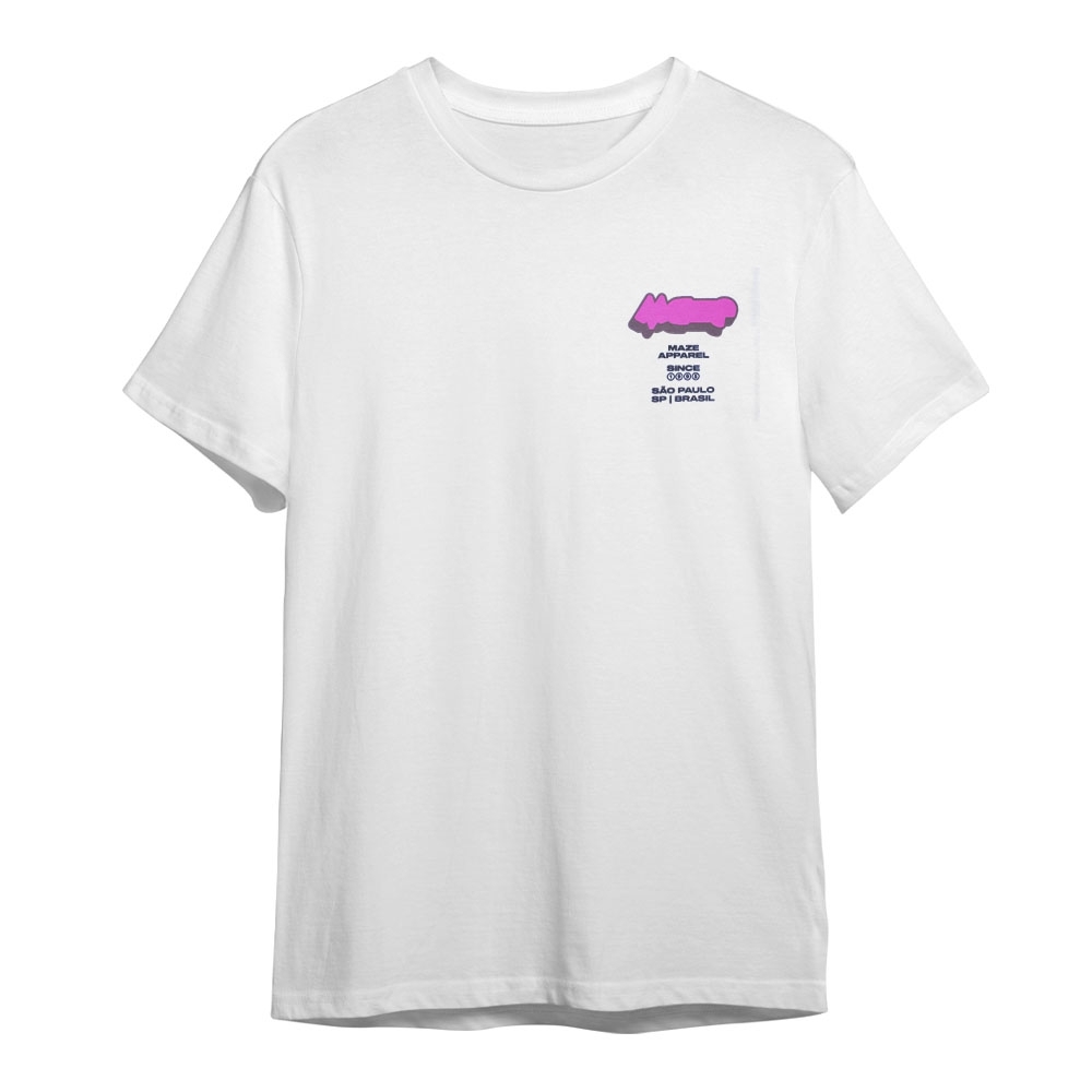 Camiseta Maze Gum Branco