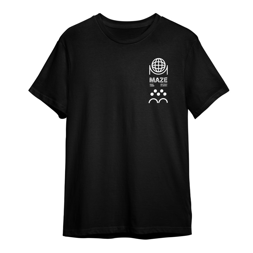 Camiseta Maze Design Preto